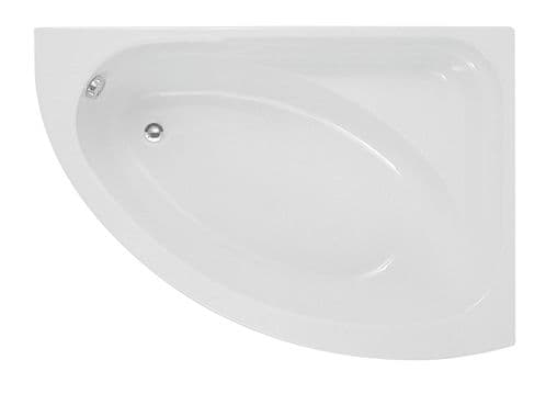 1500mm Orlando Corner Bath Right Handed With 0 Tap Holes - DIBC0004