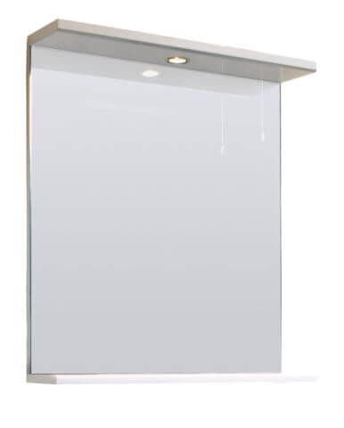 NUIE 650mm Classic Gloss White Mirror & Lights VTY008