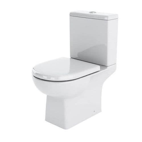 NUIE Asselby Close Coupled Toilet and Cistern 810 x 410 x 670mm