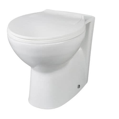NUIE Brisbane Ceramic Back to Wall Toilet 400 x 355 x 520mm