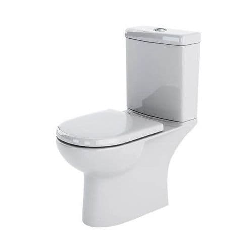 NUIE Lawton Close Coupled Compact Short Projection Toilet and Cistern 805 x 360 x 630mm