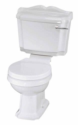 NUIE Legend Close Coupled Toilet, Cistern and Soft Close Seat 860 x 480 x 760mm