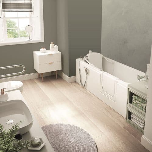 Aventis Right Hand Walk In Bath with Lift 1690mm x 690mm