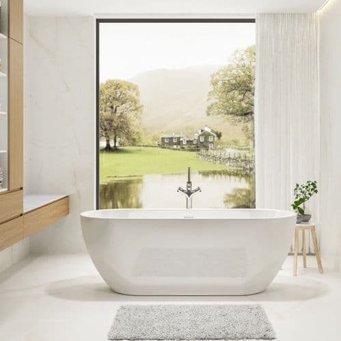 Charlotte Edwards Belgravia Contemporary Freestanding Bath - 1690 x 730 x 590mm