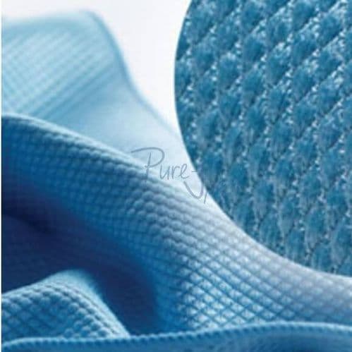 Fishscale Microfibre Cloth for Glass - Blue 80 x 60cm