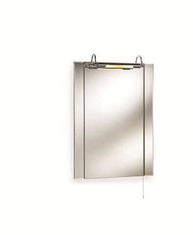 Home of Ultra Pallas Square Bathroom Mirror With Light 750mm x 550mm