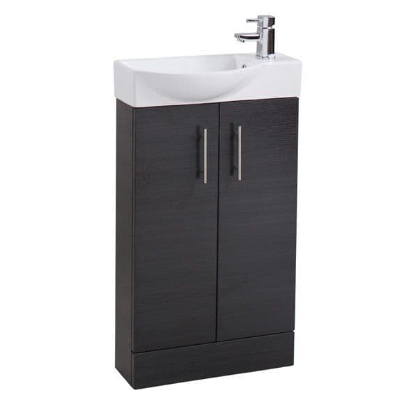 500mm Vanity Units White Compact, How To Install Cloakroom Vanity Unit