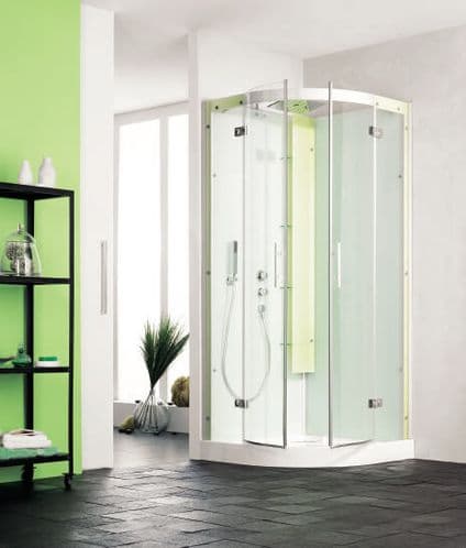 Kinedo Horizon Quadrant Watertight Sliding Door Shower Cubicle / Pod 900mm x 900mm