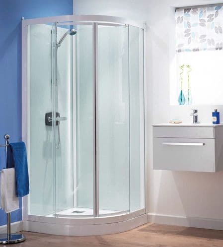 Kinedo Kineprime Watertight Sliding Door Quadrant Shower Cubicle Pod 900mm x 900mm