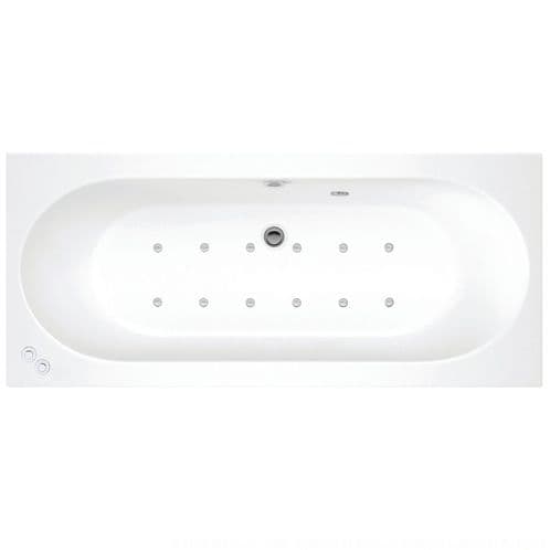 Lisna Waters Maple 1700mm x 700mm Double Ended Bath  12 Jet Airspa System