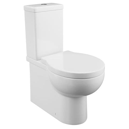 Modern Jupiter Wharfe Comfort Height Fully Cloaked Pan, Cistern With Soft Close Seat - WHA001