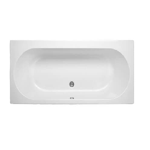Moods Cascade Double Ended Bath with 0 Tap Holes 1700mm x 750mm QTR1064