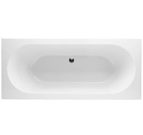 Moods Finesse Luxury Double Ended Bath with 0 Tap Holes -  1700mm x 750mm - QSRV54601