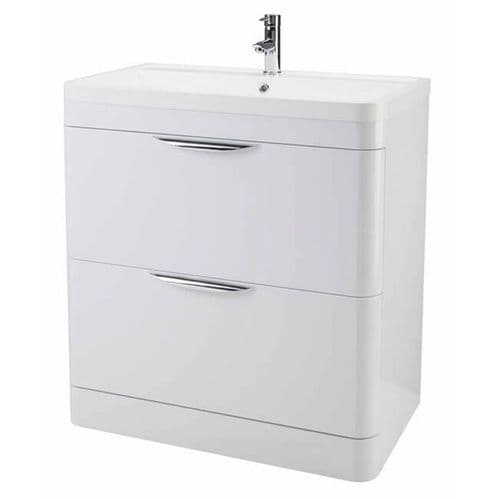 Parade 800mm Vanity Unit with Basin Floor Standing Nuie