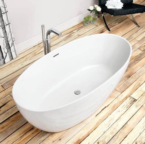 Waters Baths Stream 1700 x 820mm Double Ended Freestanding Bath i-Line